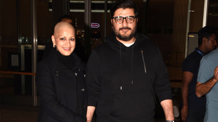 Sonali Bendre and Goldie Behl snapped at the airport