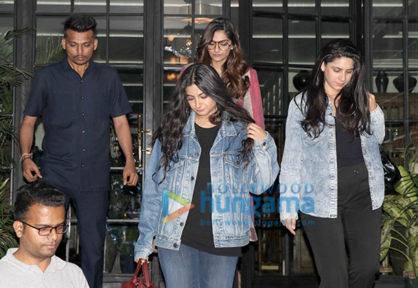 sonam kapoor ahuja sophie choudry pooja hegde and others spotted at soho house in juhu 2