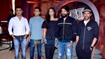 South actor Yash and Farhan Akhtar grace the trailer launch of the film KGF