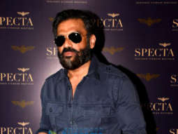 Suniel Shetty snapped at the launch of Specta designer eyewear boutique
