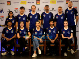 Taapsee Pannu snapped at the unveiling of the new jersey of her badminton team Pune7Aces