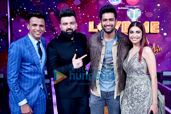 vicky kaushal and yami gautam snapped on sets of the reality show love me india grand finale 2
