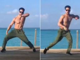WATCH: Tiger Shroff flaunts his ab-tastic body while ‘taking it easy’ on Shahid Kapoor – Kiara Advani’s ‘Urvasi Urvasi’