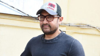 Aamir Khan snapped at the media screening of the short film ‘Rubaru Roshni’