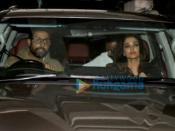 Abhishek Bachchan, Aishwarya Rai Bachchan and others spotted at Sonali Bendre’s house in Juhu