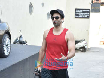 Aditya Roy Kapur spotted at the gym in Bandra