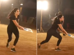 After Salman Khan, Katrina Kaif showcases her BATTING SKILLS on the sets of Bharat, asks Anushka Sharma to put in a good word with Virat Kohli