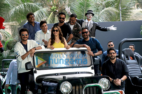 ajay devgn anil kapoor madhuri dixit and others grace the trailer launch of total dhamaal 6
