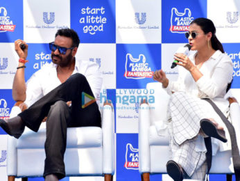 Ajay Devgn and Kajol grace the Hindustan Unilever Limited Plastic Banega Fantastic event