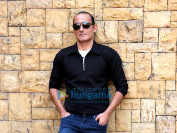 Akshay Khanna snapped promoting The Accidental Prime Minister at JW Marriott Juhu