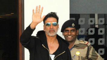 Akshay Kumar and Twinkle Khanna snapped at the airport