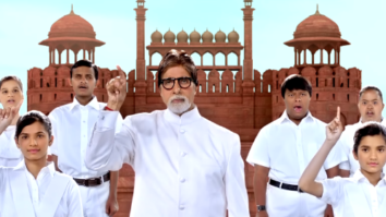 Amitabh Bachchan is honoured to perform National Anthem in sign language with special children
