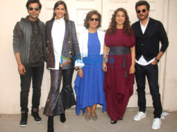 Anil Kapoor, Sonam Kapoor Ahuja, Rajkummar Rao and Juhi Chawla snapped during media interactions for ‘Ek Ladki Ko Dekha Toh Aisa Laga’ at Mehboob Studios in Bandra