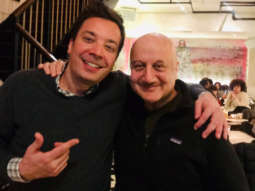 Anupam Kher meets The Tonight Show host Jimmy Fallon