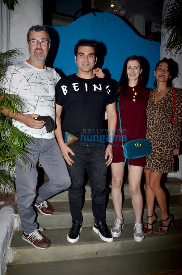 arbaaz khan and giorgia andriani spotted at olive in bandra 6