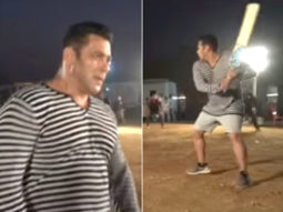 Bharat: Salman Khan enjoys a game of cricket while shooting the film