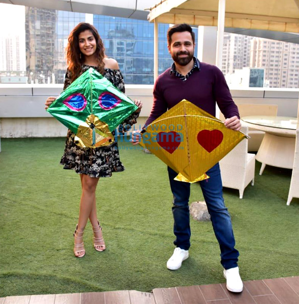 Emraan Hashmi and Shreya Dhanwanthary celebrate Makar Sankranti during Why Cheat India interviews Emraan Hashmi and Shreya Dhanwanthary celebrate Makar Sankranti during Why Cheat India interviews