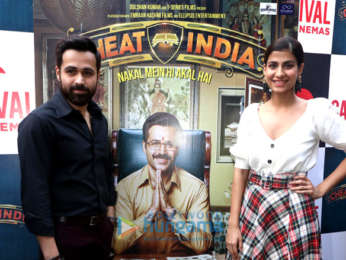 Emraan Hashmi and Shreya Dhanwanthary promote 'Why Cheat india' at Carnival Cinemas in Mumbai