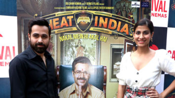 Emraan Hashmi and Shreya Dhanwanthary promote ‘Why Cheat India’ at Carnival Cinemas in Mumbai