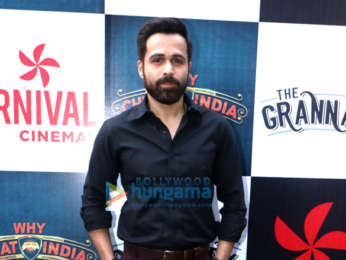 Emraan Hashmi and Shreya Dhanwanthary promote 'Why Cheat india' at Carnival Cinemas in Mumbai