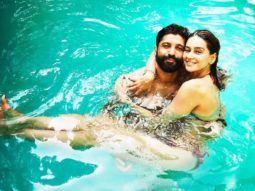 Farhan Akhtar has a relaxed Sunday in the pool with girlfriend Shibani Dandekar