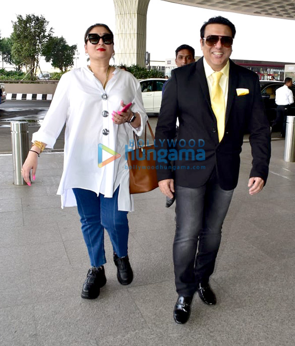 govinda tina ahuja and sunita ahuja snapped at the airport 2