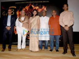 Gulzar graces the trailer launch of the animation film ‘GGBB – Goopi Gawaiya Bagha Bajaiya’