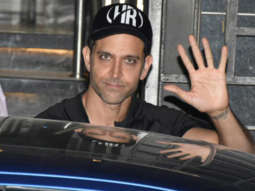 Hrithik Roshan spotted at gym in Juhu