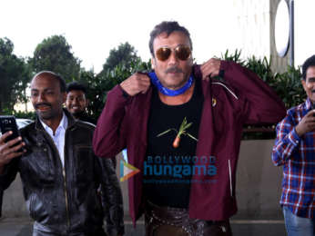 Jackie Shroff and Karishma Tanna snapped at the airport