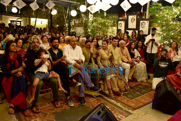 javed akhtar shabana azmi vidya balan and others snapped at informal evening of music and shayari to celebrate kaifi azmi 14