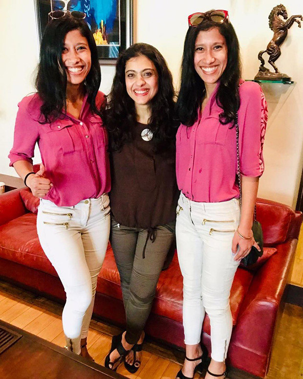 Kajol shares a happy picture with Everest twins Tashi and Nungshi Malik