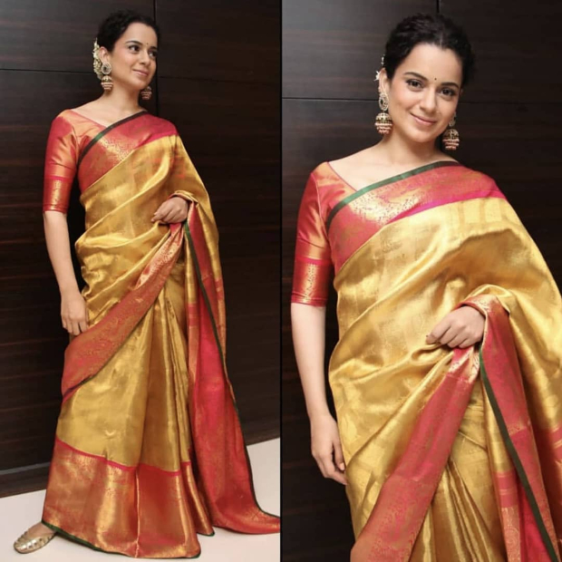 Kangana Ranaut in Madhurya Creations for Manikarnika promotions (3)