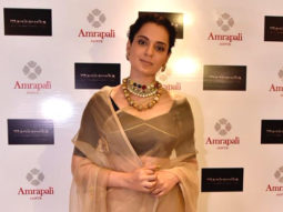 Kangana Ranaut snapped at the launch of Manikarnika – The Queen Of Jhansi collection at Amrapali store