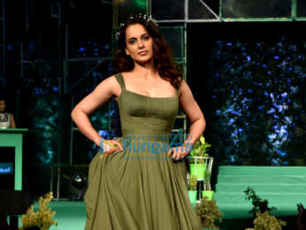 Kangana Ranaut walks the ramp at the Aditya Birla LiveEco fashion show