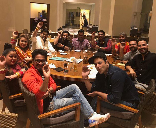 Kapil Sharma and Ginni Chatrath celebrate Lohri with The Kapil Sharma Show team