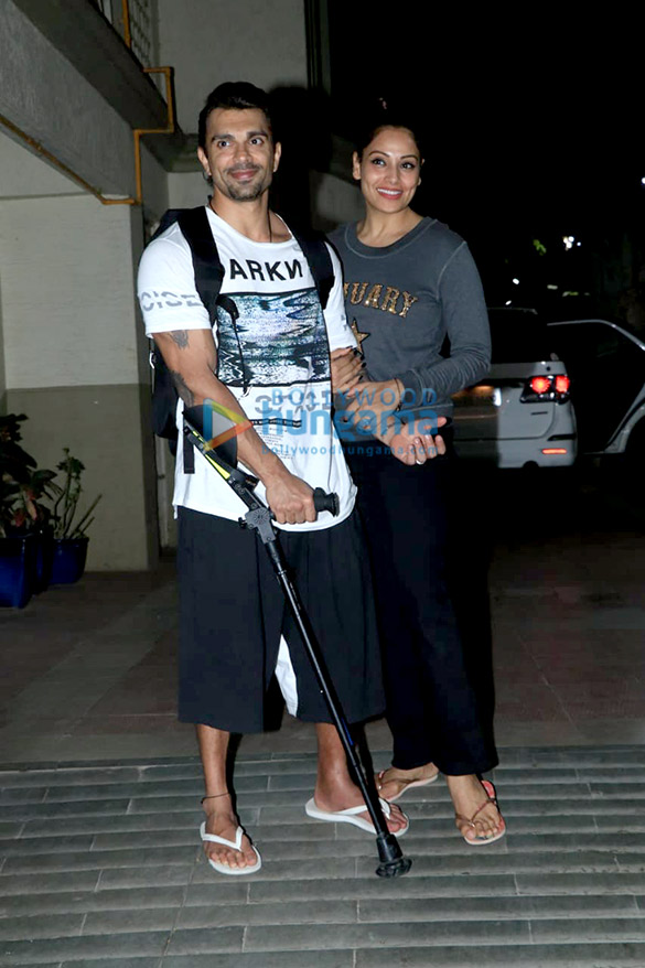 karan singh grover and bipasha basu snapped at their residence on her birthday 2