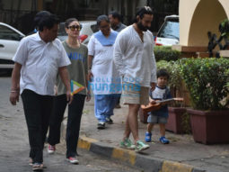Kareena Kapoor Khan, Saif Ali Khan and Taimur Ali Khan spotted in Bandra