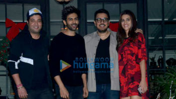 Kriti Sanon, Kartik Aaryan, Varun Sharma and Dinesh Vijan spotted at Soho House
