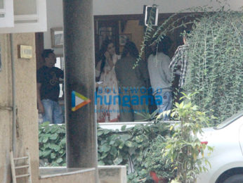 Kriti Sanon and Kartik Aaryan spotted at Maddock Films' office