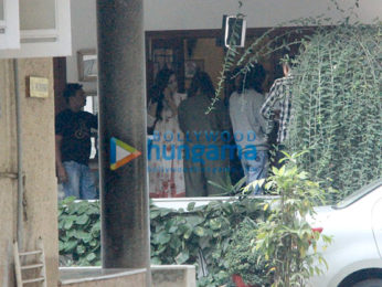 Kriti Sanon and Kartik Aaryan spotted at Maddock Films' office