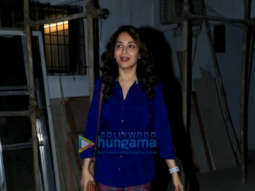 Madhuri Dixit spotted at Kromakay salon in Juhu