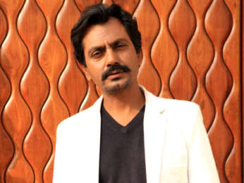 Nawazuddin Siddiqui and Amrita Arora snapped during media interactions for the film Thackeray at Sun n Sand Hotel in Juhu
