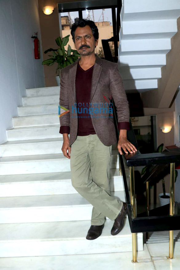 Nawazuddin Siddiqui and Amrita Rao snapped during Thackeray interviews at Sun N Sand in Juhu Nawazuddin Siddiqui and Amrita Rao snapped during Thackeray interviews at Sun N Sand in Juhu