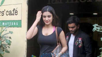 Nidhhi Agerwal spotted at Farmers’ Cafe in Bandra