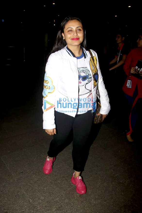 rani mukerji a r rahman and maniesh paul snapped at the airport 1