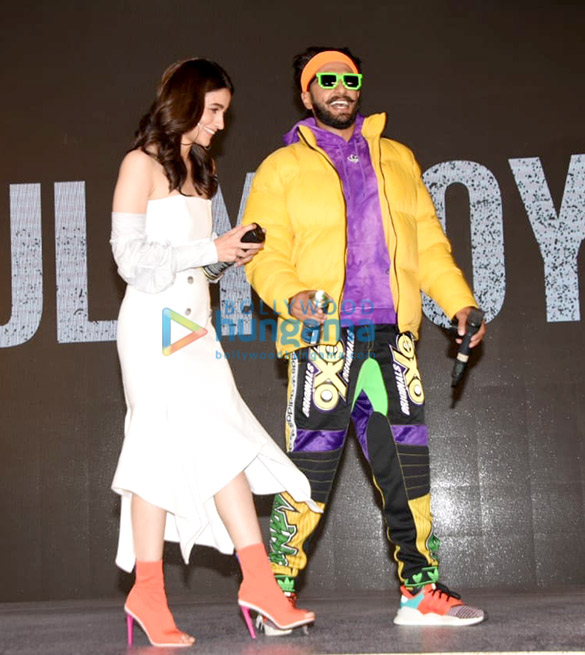 ranveer singh alia bhatt and others grace the trailer launch of gully boy 2
