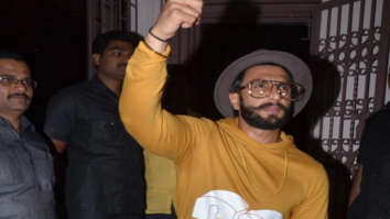 Ranveer Singh spotted at a dubbing studio