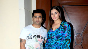 Sachiin Joshi and Nargis Fakhri snapped during Amavas promotions