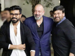 PHOTOS: Sanjay Dutt meets superstars Chiranjeevi and Ram Charan in Hyderabad