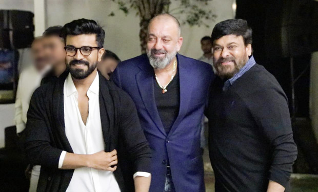 PHOTOS: Sanjay Dutt meets superstars Chiranjeevi and Ram Charan in Hyderabad